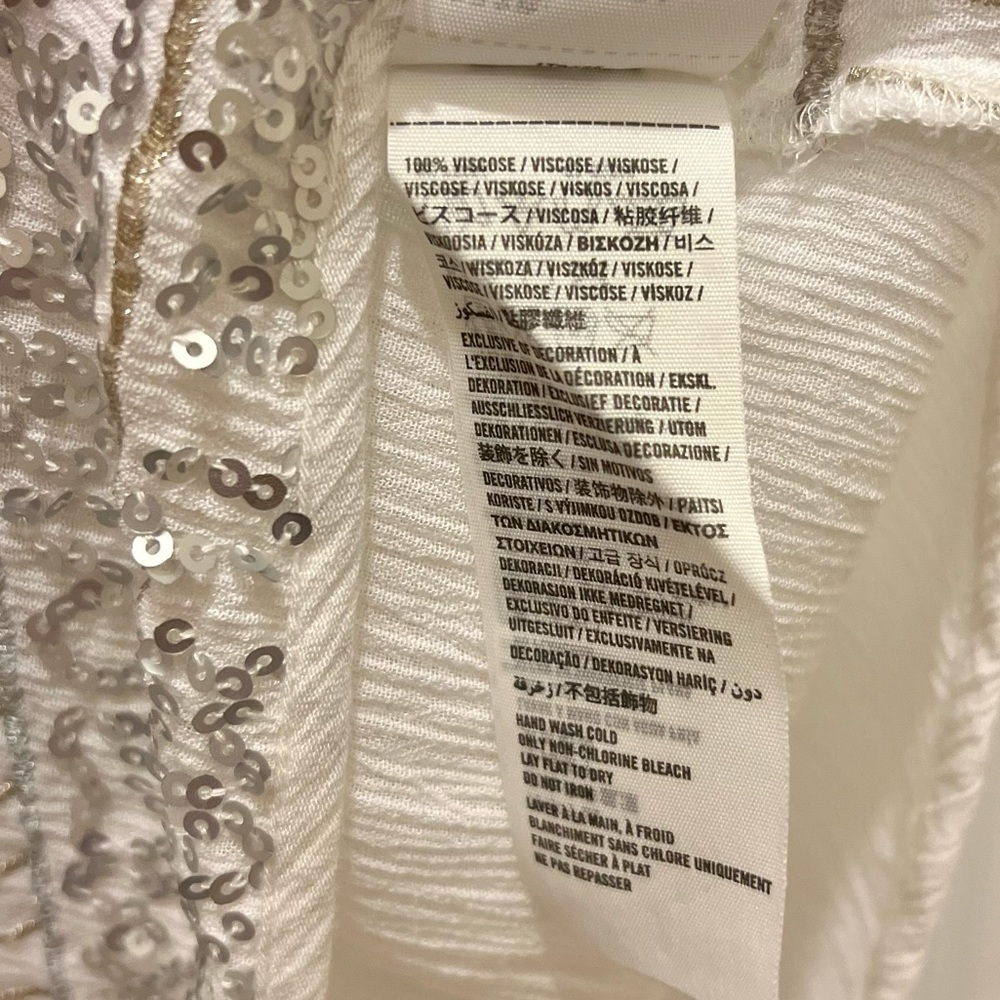 Abercrombie & Fitch Sequin Embroidered Tank Top - Picture 5 of 15